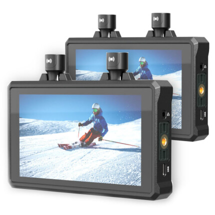 Hollyland 5.5 Inch Monitor with Built-in Video Transmitor/Receiver Duo Pack