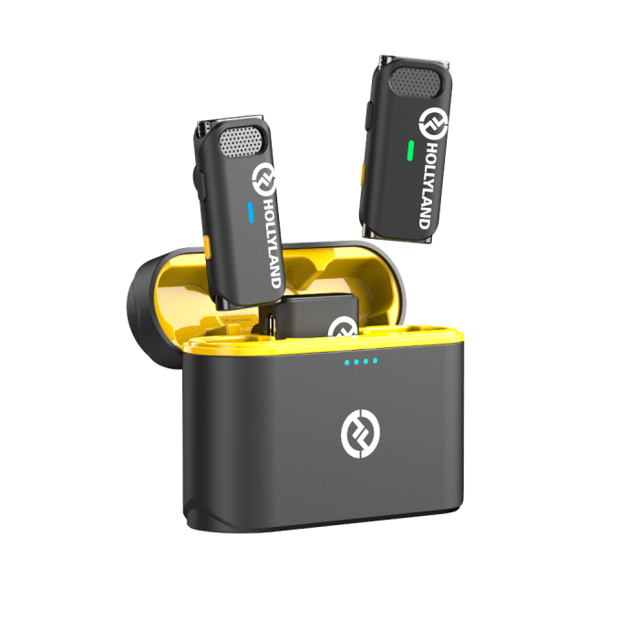 Hollyland Lark M1 Wireless Microphone System Duo - Cool Black