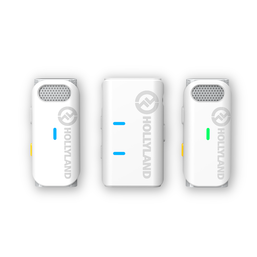 Hollyland Lark M1 Wireless Microphone System Duo - Ivory White