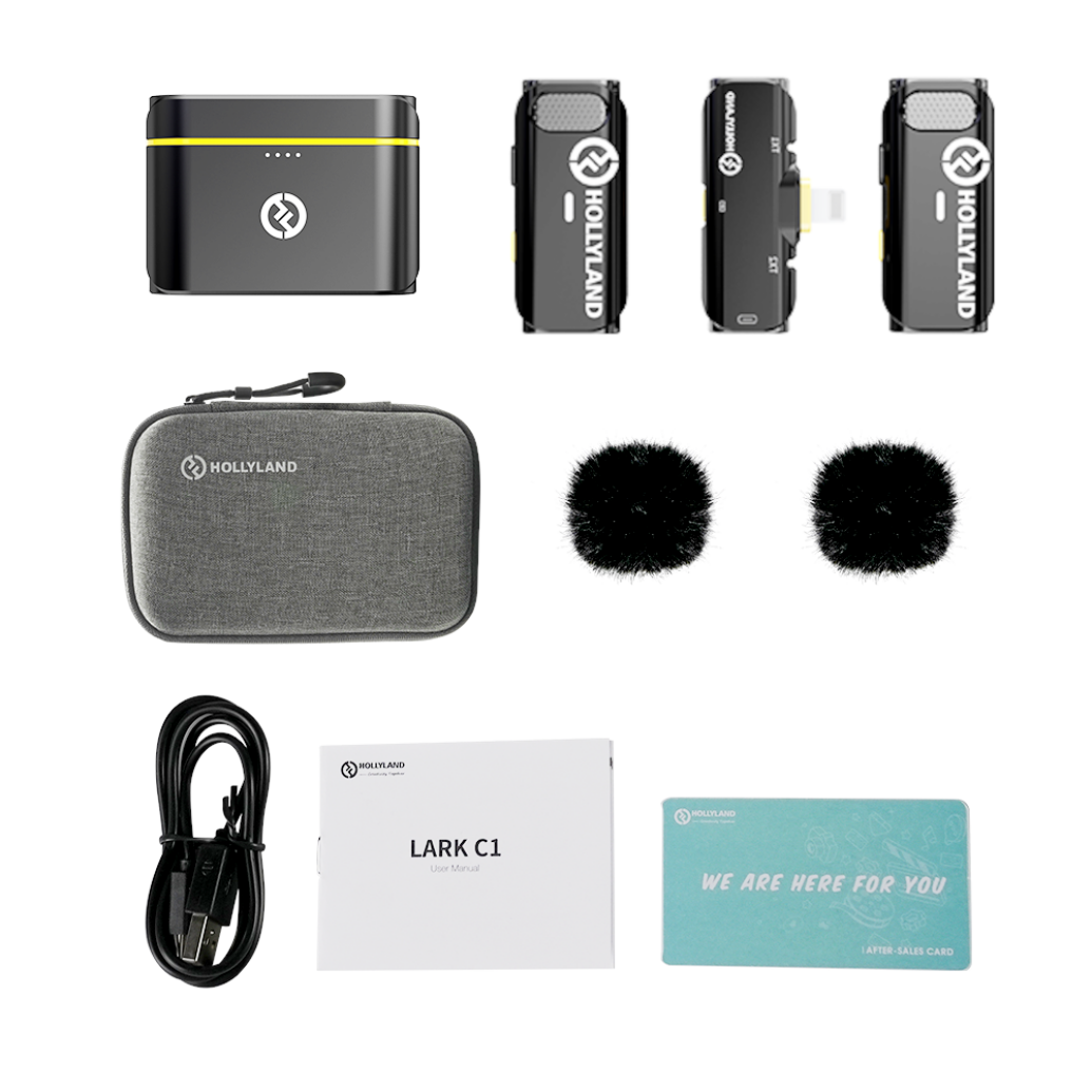 【美品】HOLLYLAND LARK C1 for iPhone Amazon.com: Hollyland Lark C1 Wireless Lavalier Microphone