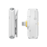 Hollyland Lark C1 Wireless Lavalier Microphone for iPhone Duo - Ivory White 2