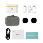 Hollyland Lark C1 Wireless Lavalier Microphone for iPhone Duo - Ivory White 5