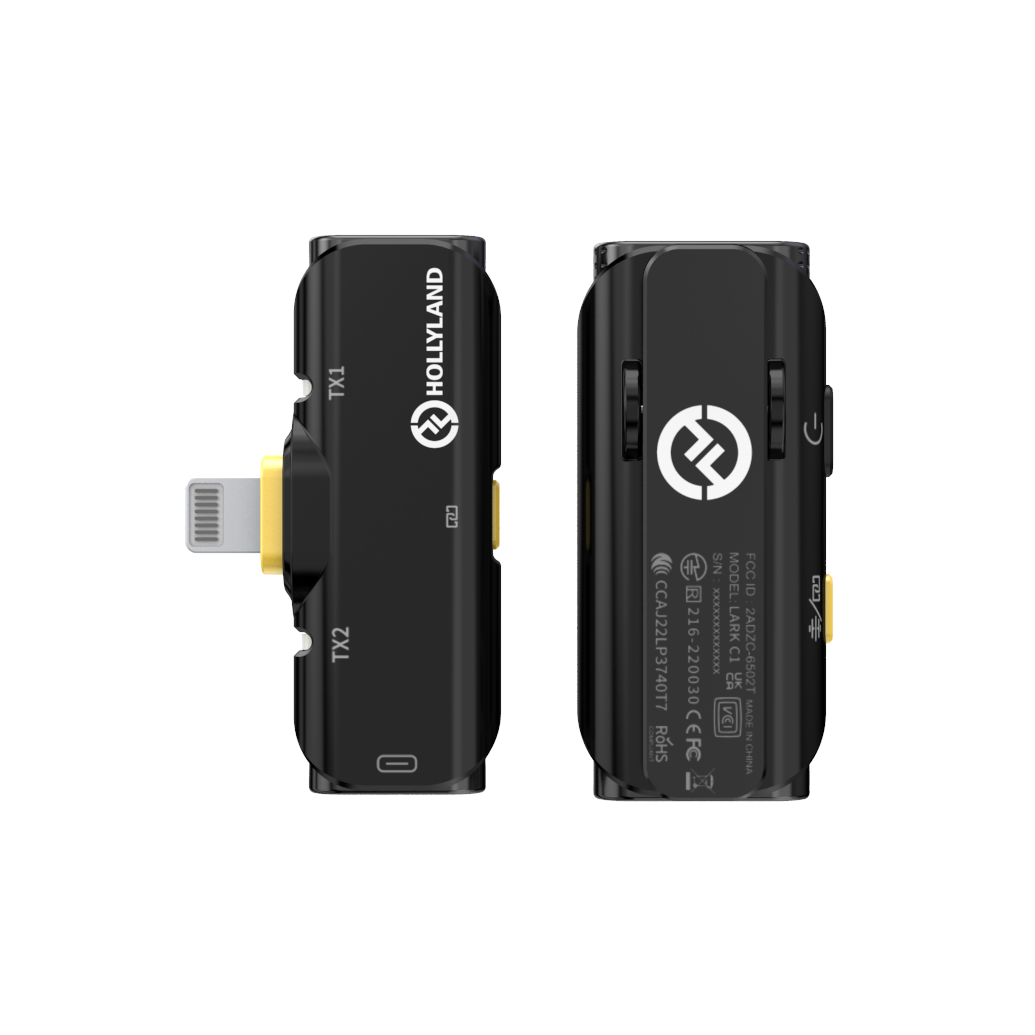 Hollyland Lark C1 Wireless Lavalier Microphone for iPhone Solo