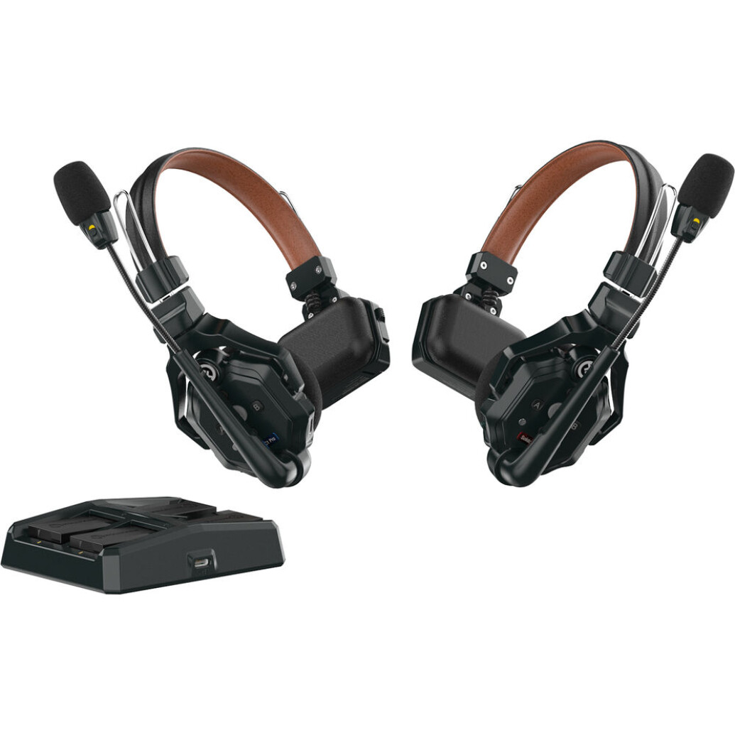 Hollyland Solidcom C1 Pro Full Duplex Wireless Intercom System w/ 2 headsets
