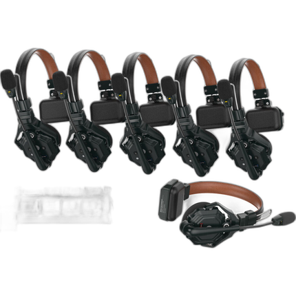 Hollyland Solidcom C1 Pro Full Duplex Wireless Intercom System w/ 6 headsets