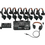 Hollyland Solidcom C1 Pro Full Duplex Wireless System w/ 8 headsets and Hub 0