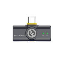 Hollyland LARK M2 DUO Wireless Lavalier Microphone (Charcoal, Combo Version) 1