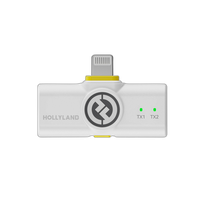 Hollyland LARK M2 DUO 2-Person Wireless System with Lightning -  Ivory White 3