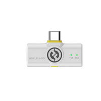 Hollyland LARK M2 DUO 2-Person Wireless System with USB-C -  Ivory White 4