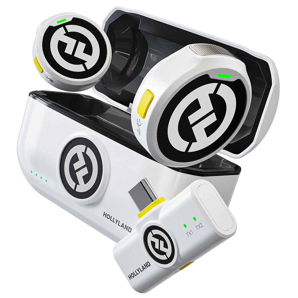 Hollyland LARK M2 DUO 2-Person Wireless System with USB-C - Ivory