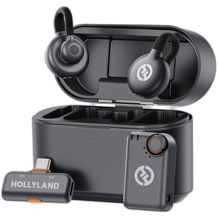 Hollyland LARK M2S Duo Wireless Microphone - Space Gray USB-C Receiver