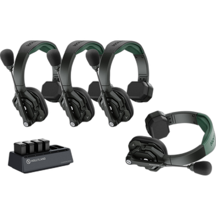 Hollyland Solidcom SE Pro - 4S 4-Person Noise Cancelling Headset Intercom