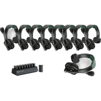 Hollyland Solidcom SE Pro - 9S 9-Person Noise Cancelling Headset Intercom