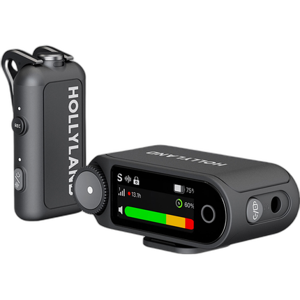 Hollyland LARK MAX 2 Solo Wireless Microphone - Space Gray