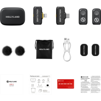 Hollyland LARK A1 Combo Wireless Microphone - Space Gray 1