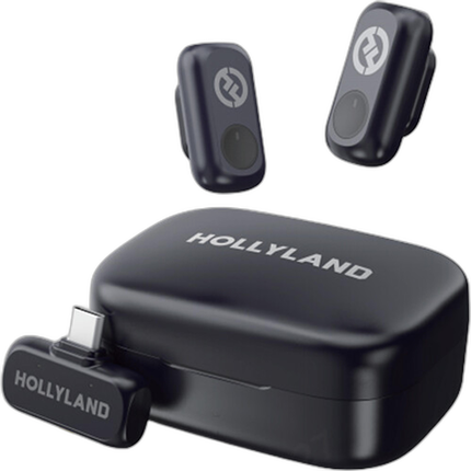 Hollyland LARK A1 Duo Wireless Microphone - Space Gray USB-C RX