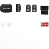 Hollyland LARK A1 Duo Wireless Microphone - Space Gray USB-C RX 1