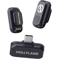 Hollyland LARK A1 Mini Duo Wireless Microphone - Space Gray USB-C RX