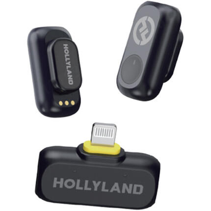 Hollyland LARK A1 Mini Duo Wireless Microphone - Space Gray USB-C RX