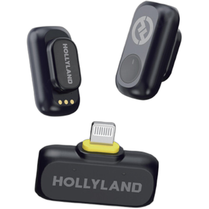 Hollyland LARK A1 Mini Duo Wireless Microphone - Space Gray USB-C RX