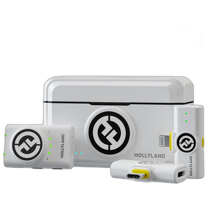 Hollyland LARK M2 DUO 2-Person Wireless Combo Microphone White