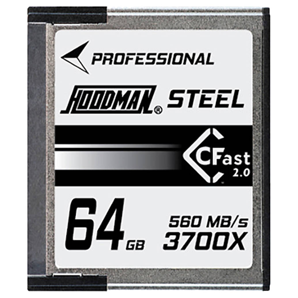 Hoodman CFAST 2.0 64GB, U3, 4K 455MB/s