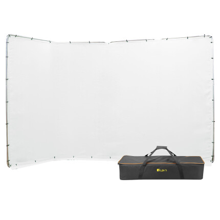 ikan 13.1ft Portable Panoramic Backdrop (White)