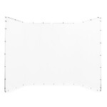 ikan 13.1ft Portable Panoramic Backdrop (White) 1