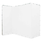 ikan 13.1ft Portable Panoramic Backdrop (White) 3