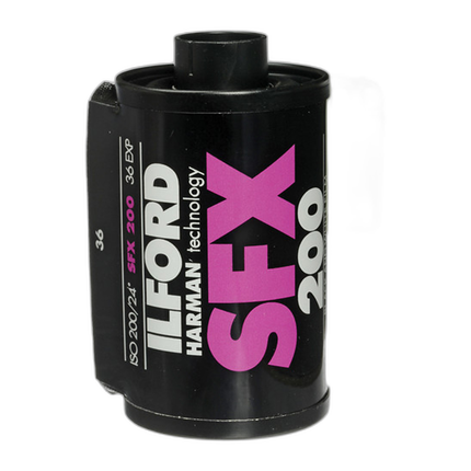 Ilford SFX 200 Black and White Negative Film (35mm Roll Film, 36 Exposures)
