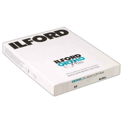 Ilford Ortho Plus 4x5 Black and White Negative (Print) Film - 25 Sheets