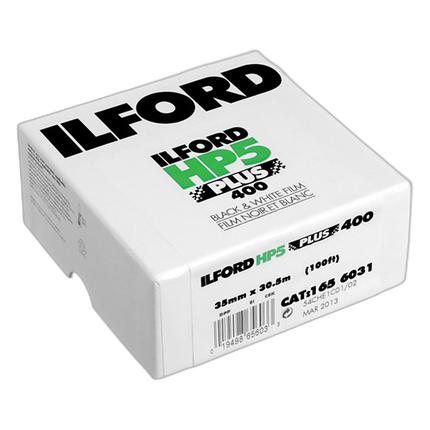 Ilford HP5 Plus Black and White Negative Film (35mm Roll Film, 100ft Roll)