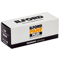 Ilford Pan F Plus Black and White Negative Film (120 Roll Film, ISO 50) 0