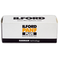 Ilford Pan F Plus Black and White Negative Film (120 Roll Film, ISO 50) 1