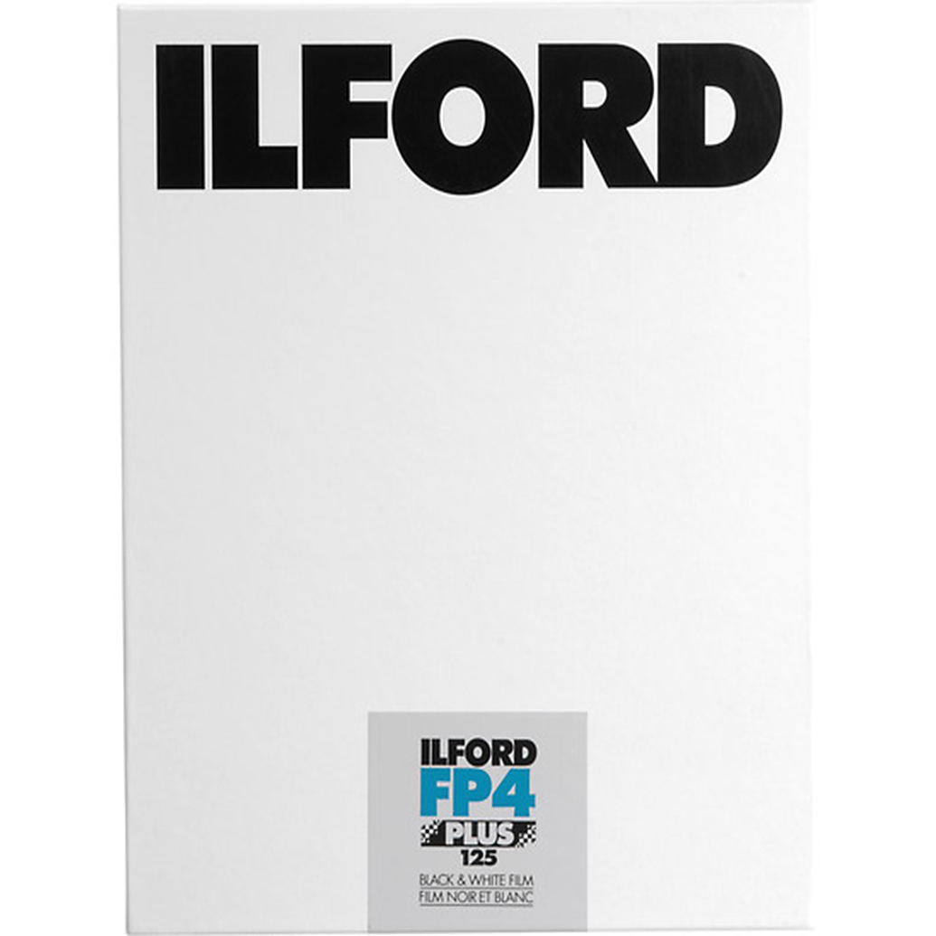 Ilford FP4 Plus Black and White Negative Film (4x5, ISO 125, 25 Sheets)