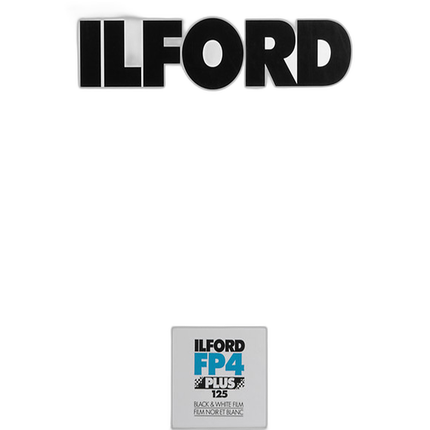 Ilford FP4 Plus Black and White Negative Film (4x5, ISO 125, 100 Sheets)