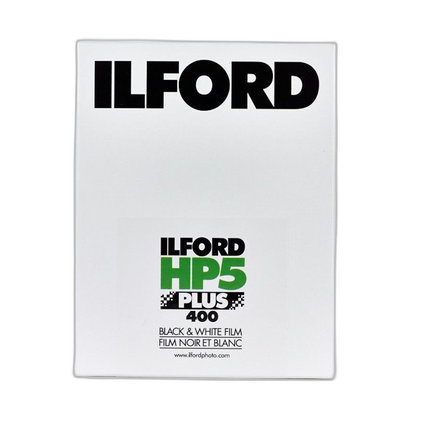 Ilford HP5 Plus Black and White Negative Sheet Film (4x5, 100 Sheets)