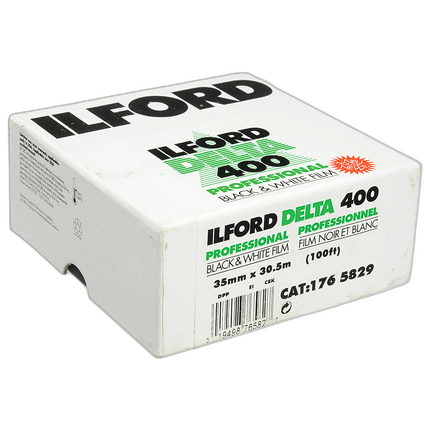 Ilford Delta 400 Professional B and W Negative Film -35mm Roll Film, 100ft Roll