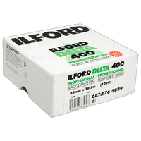 Ilford Delta 400 Professional B and W Negative Film -35mm Roll Film, 100ft Roll 0