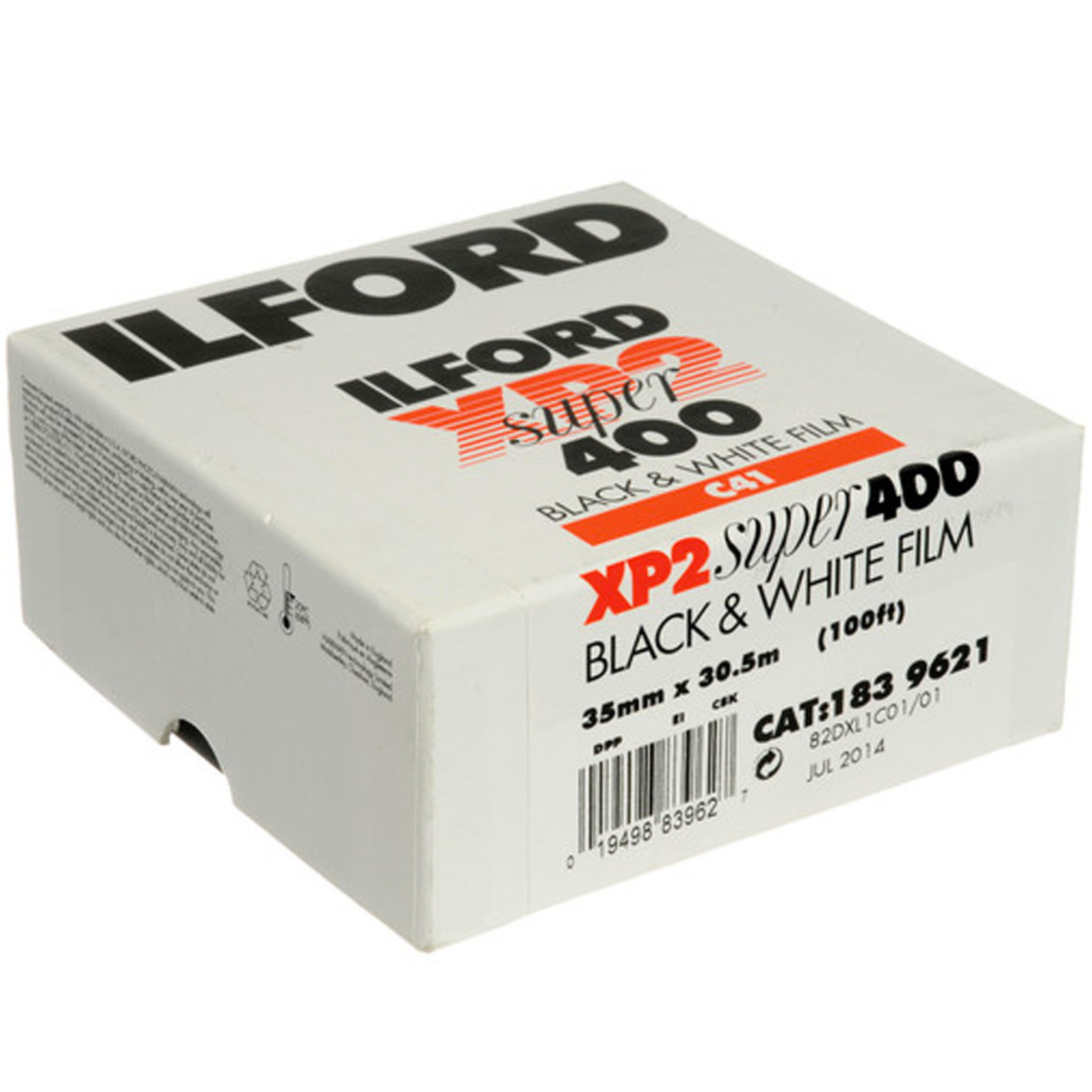 Ilford XP2 Super 35mm Black  and  White Negative Film (100ft Roll)