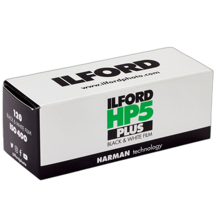 Ilford HP5 Plus Black and White Negative Film (120 Roll Film)