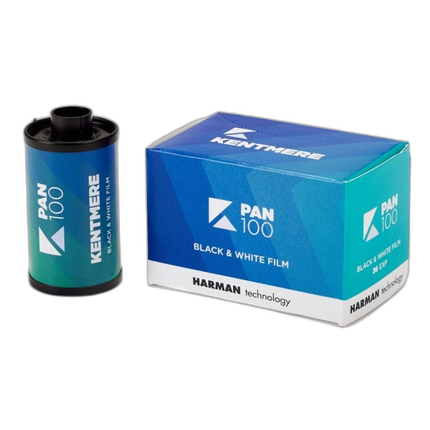 Kentmere Pan 100 Black and White Negative Film (35mm Roll Film, 36 Exposures)