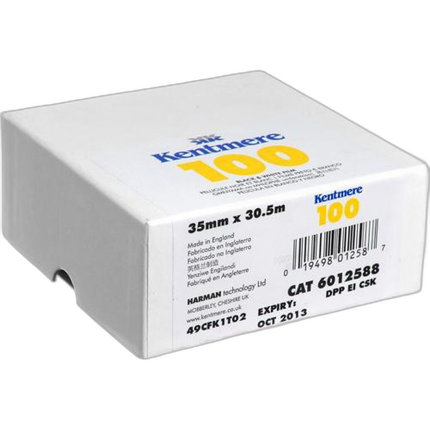 Kentmere Pan 100 Black and White Negative Film (35mm Roll Film, 100ft Roll)