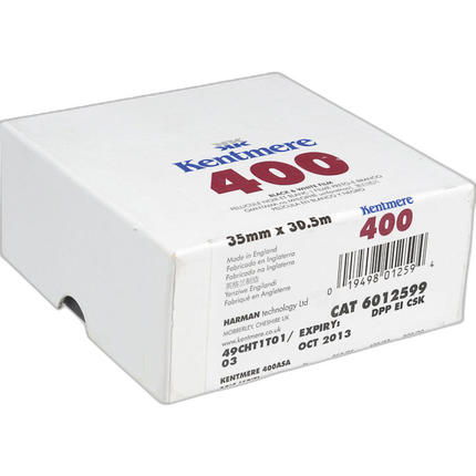 Kentmere Pan 400 Black and White Negative Film (35mm Roll Film, 100ft Roll)