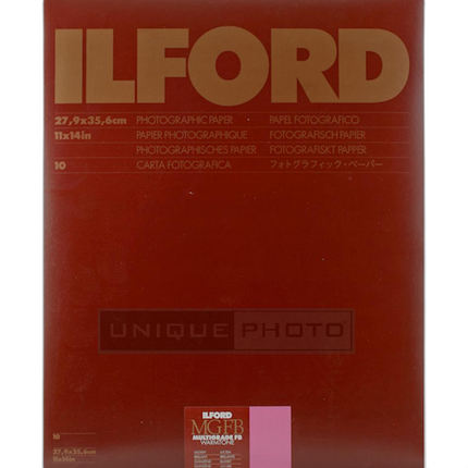 Ilford Multigrade FB Warmtone Paper (Glossy, 11x14, 10 Sheets)