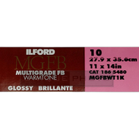 Ilford Multigrade FB Warmtone Paper (Glossy, 11x14, 10 Sheets) 1
