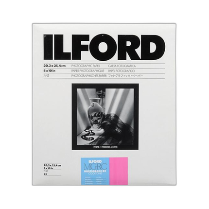 Ilford Multi Cooltone Resin Coated (RC) Black and White Paper 8 x 10, Glossy
