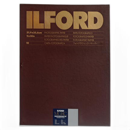 Ilford Multigrade Resin Coated Warmtone Paper (Pearl, 11 x 14, 10 Sheets)