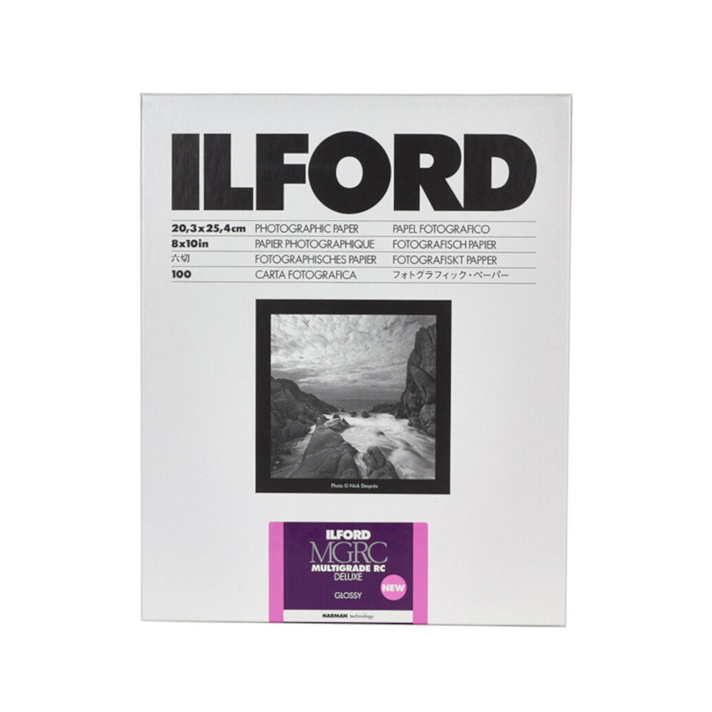 Ilford MULTIGRADE RC Deluxe Paper (Glossy, 8 x 10in, 100 Sheets)