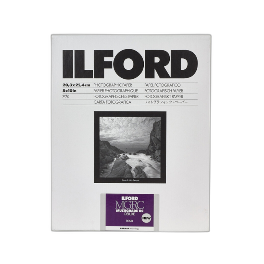 Ilford MULTIGRADE RC Deluxe Paper (Pearl, 8x10in, 250 Sheets)